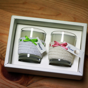 knitting candle set